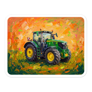 Furrow & Fields John Deere 6R 250 Splash Art | Bubble-free stickers Quality Farmers Merch