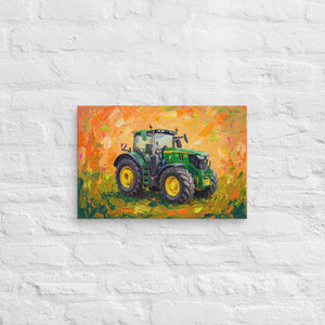 Furrow & Fields John Deere 6R 250 Splash Art | Canvas Quality Farmers Merch