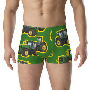 Furrow & Fields Boxer Briefs John Deere 8345R Big Print Boxer Briefs – Green Quality Farmers Merch