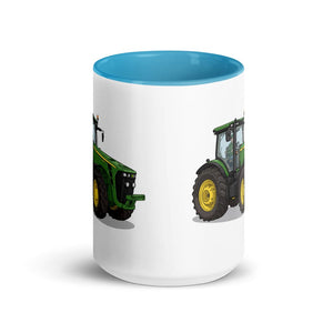 Furrow & Fields John Deere 8345R | 15 oz Mug with Color Inside Quality Farmers Merch