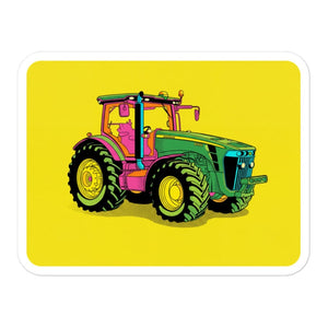 Furrow & Fields John Deere 8345R Pop Art | Bubble-free stickers Quality Farmers Merch