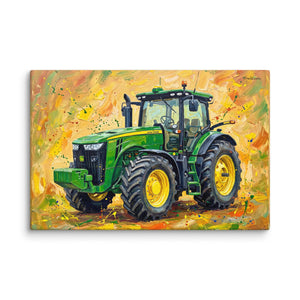 Furrow & Fields John Deere 8345R Splash Art | Canvas Quality Farmers Merch