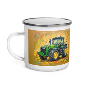 Furrow & Fields John Deere 8345R Splash Art | Enamel Mug Quality Farmers Merch