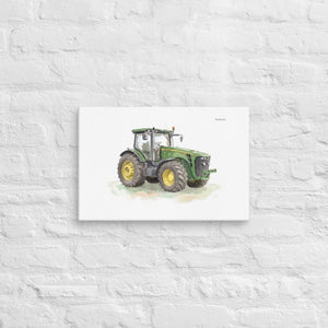 Furrow & Fields John Deere 8345R Watercolor | Canvas Quality Farmers Merch