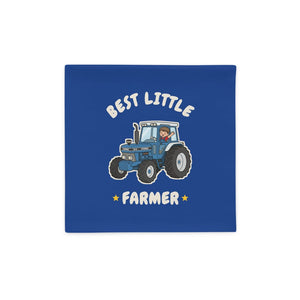 Furrow & Fields Kids Cushion Cover Best Little Farmer Ford 7810 | Kids Cushion Cover Quality Farmers Merch