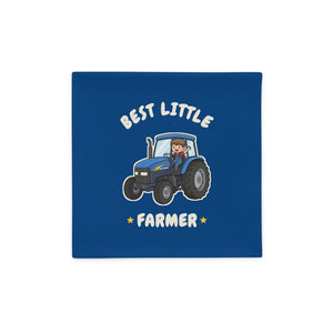 Furrow & Fields Kids Cushion Cover Best Little Farmer New Holland TM 155 | Kids Cushion Cover Quality Farmers Merch