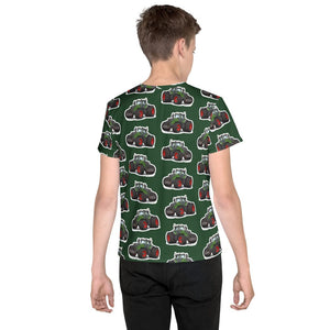 Furrow & Fields Kids T-Shirt Kids Fendt 1050 Vario Tractor T-Shirt – Green Quality Farmers Merch