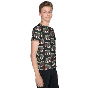 Furrow & Fields Kids T-Shirt Kids Fendt Farmer 2 Tractor T-Shirt – Charcoal Quality Farmers Merch