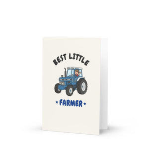 Furrow & Fields Kids Greeting Card Best Little Farmer Ford 7810 | Kids Greeting Card Quality Farmers Merch