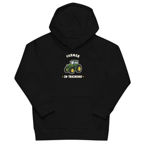 Furrow & Fields Kids Hoodie Black / 4Y Farmer in Training John Deere 6R 250 | Kids Hoodie Quality Farmers Merch