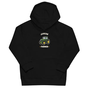 Furrow & Fields Kids Hoodie Black / 4Y Junior Farmer John Deere 6R 250 | Kids Hoodie Quality Farmers Merch