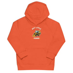 Furrow & Fields Kids Hoodie Burnt orange / 4Y Best Little Digger JCB 3CX | Kids Hoodie Quality Farmers Merch