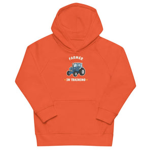 Furrow & Fields Kids Hoodie Burnt orange / 4Y Farmer in Training Ford 7810 | Kids Hoodie Quality Farmers Merch