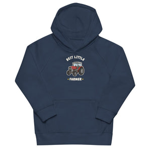 Furrow & Fields Kids Hoodie French Navy / 4Y Best Little Farmer Massey Ferguson 390T | Kids Hoodie Quality Farmers Merch