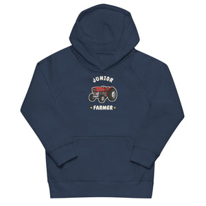 Furrow & Fields Kids Hoodie French Navy / 4Y Junior Farmer Massey Ferguson 135 | Kids Hoodie Quality Farmers Merch