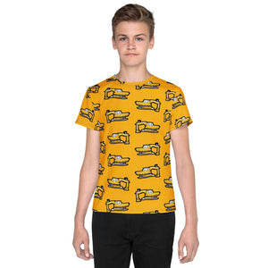 Furrow & Fields Kids T-Shirt Kids JCB 806 Tractor T-Shirt – Yellow Quality Farmers Merch
