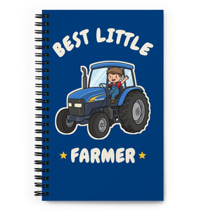 Furrow & Fields Kids Notebook Best Little Farmer New Holland TM 155 | Kids Notebook Quality Farmers Merch