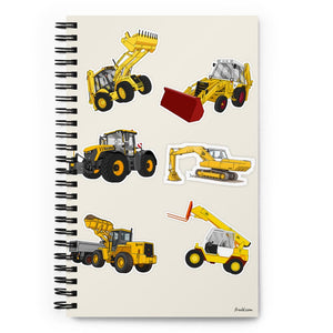 Furrow & Fields Kids Notebook JCB Kids School Notebook No. 2 Quality Farmers Merch
