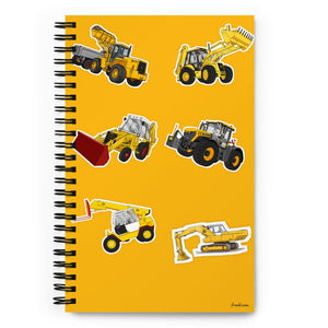 Furrow & Fields Kids Notebook JCB Kids School Notebook No. 5 Quality Farmers Merch