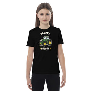 Furrow & Fields Kids Premium Tee Black / 3-4 Daddy's Helper John Deere 6R 250 | Kids Premium Tee Quality Farmers Merch