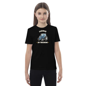 Furrow & Fields Kids Premium Tee Black / 3-4 Farmer in Training Ford 7810 | Kids Premium Tee Quality Farmers Merch