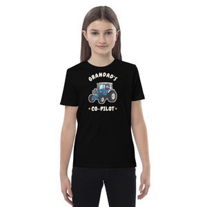 Furrow & Fields Kids Premium Tee Black / 3-4 Grandad's Co-Pilot Ford 7810 | Kids Premium Tee Quality Farmers Merch