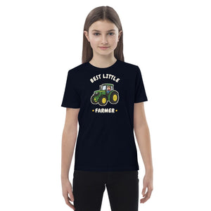 Furrow & Fields Kids Premium Tee French Navy / 3-4 Best Little Farmer John Deere 6R 250 | Kids Premium Tee Quality Farmers Merch
