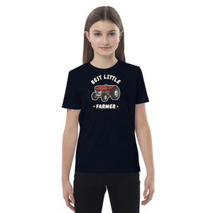 Furrow & Fields Kids Premium Tee French Navy / 3-4 Best Little Farmer Massey Ferguson 135 | Kids Premium Tee Quality Farmers Merch