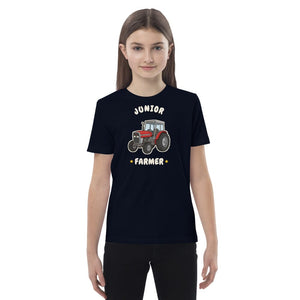 Furrow & Fields Kids Premium Tee French Navy / 3-4 Junior Farmer Massey Ferguson 390T | Kids Premium Tee Quality Farmers Merch