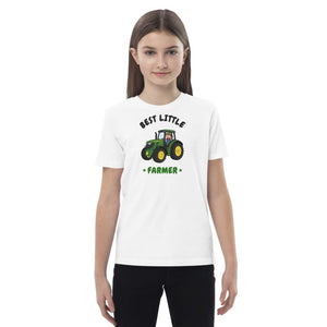 Furrow & Fields Kids Premium Tee White / 3-4 Best Little Farmer John Deere 6R 250 | Kids Premium Tee Quality Farmers Merch