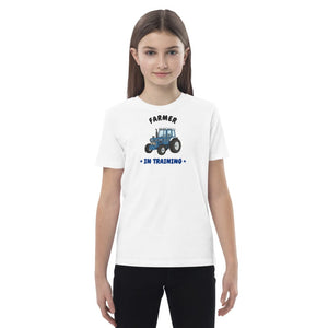 Furrow & Fields Kids Premium Tee White / 3-4 Farmer in Training Ford 7810 | Kids Premium Tee Quality Farmers Merch