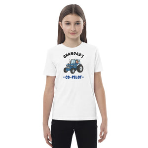 Furrow & Fields Kids Premium Tee White / 3-4 Grandad's Co-Pilot Ford 7810 | Kids Premium Tee Quality Farmers Merch