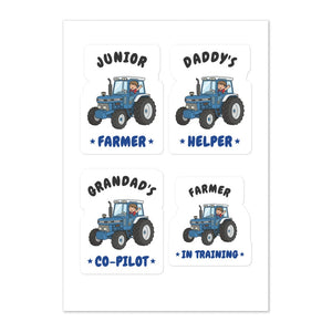 Furrow & Fields Kids Sticker Sheet Ford 7810 Junior Stickers | Kids Sticker Sheet Quality Farmers Merch