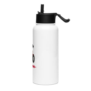 Furrow & Fields Kids Straw Bottle Farmer in Training Massey Ferguson 135 | Kids Straw Bottle Quality Farmers Merch
