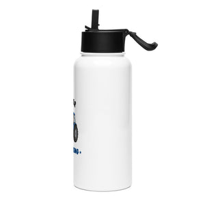 Furrow & Fields Kids Straw Bottle Farmer in Training New Holland TM 155 | Kids Straw Bottle Quality Farmers Merch
