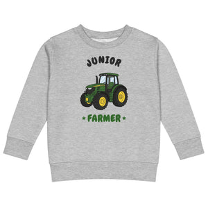 Furrow & Fields Kids Sweatshirt Heather / 2 Junior Farmer John Deere 6R 250 | Kids Sweatshirt Quality Farmers Merch