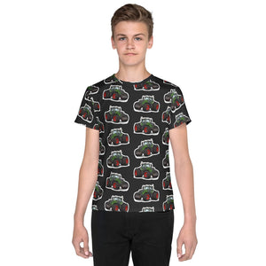 Furrow & Fields Kids T-Shirt Kids Fendt 1050 Vario Tractor T-Shirt – Charcoal Quality Farmers Merch