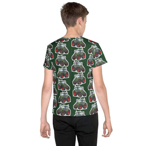 Furrow & Fields Kids T-Shirt Kids Fendt 313 Vario Tractor T-Shirt – Green Quality Farmers Merch