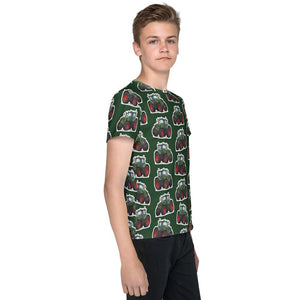 Furrow & Fields Kids T-Shirt Kids Fendt 828 Vario Tractor T-Shirt – Green Quality Farmers Merch