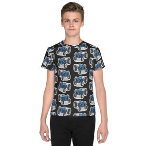 Furrow & Fields Kids T-Shirt Kids Ford 3600 Tractor T-Shirt – Charcoal Quality Farmers Merch