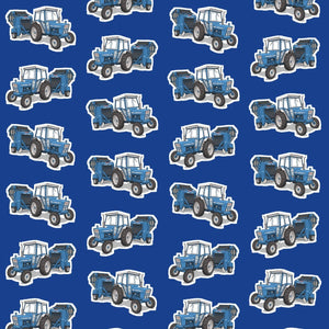 Furrow & Fields Kids T-Shirt Kids Ford 7600 Tractor T-Shirt – Blue Quality Farmers Merch