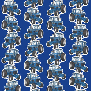 Furrow & Fields Kids T-Shirt Kids Ford 7700 Tractor T-Shirt – Blue Quality Farmers Merch