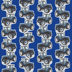 Furrow & Fields Kids T-Shirt Kids Ford 7740 Tractor T-Shirt – Blue Quality Farmers Merch
