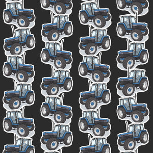 Furrow & Fields Kids T-Shirt Kids Ford 7740 Tractor T-Shirt – Charcoal Quality Farmers Merch