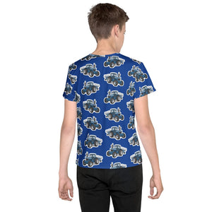 Furrow & Fields Kids T-Shirt Kids Ford 9700 Tractor T-Shirt – Blue Quality Farmers Merch