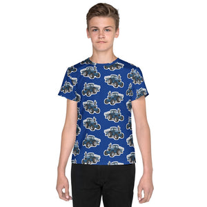 Furrow & Fields Kids T-Shirt Kids Ford 9700 Tractor T-Shirt – Blue Quality Farmers Merch