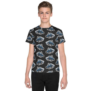 Furrow & Fields Kids T-Shirt Kids Ford 9700 Tractor T-Shirt – Charcoal Quality Farmers Merch