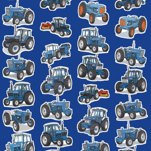 Furrow & Fields Kids T-Shirt Kids Ford Tractors All-Over Print T-Shirt Quality Farmers Merch