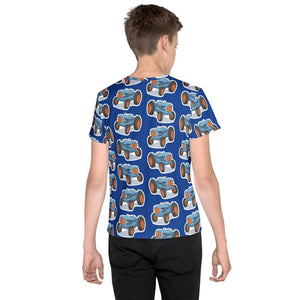 Furrow & Fields Kids T-Shirt Kids Fordson Major Tractor T-Shirt – Blue Quality Farmers Merch