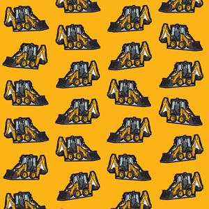 Furrow & Fields Kids T-Shirt Kids JCB 1CX Tractor T-Shirt – Yellow Quality Farmers Merch